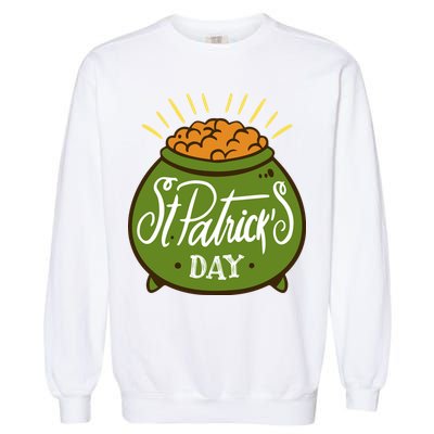Happy St Patrick Day Garment-Dyed Sweatshirt