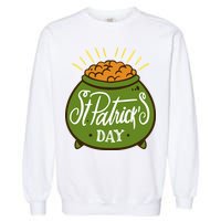 Happy St Patrick Day Garment-Dyed Sweatshirt