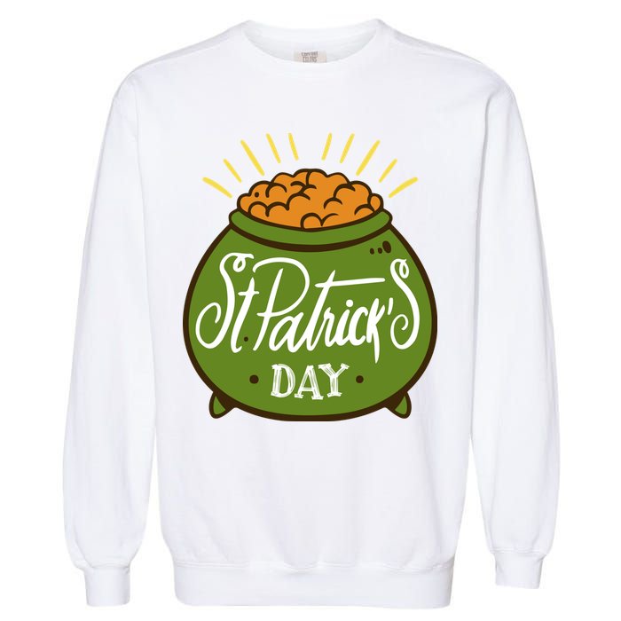 Happy St Patrick Day Garment-Dyed Sweatshirt