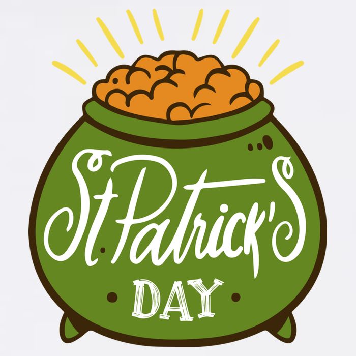 Happy St Patrick Day Garment-Dyed Sweatshirt