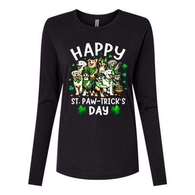 Happy Saint Patricks Day Dog Puppy Lover For Boy Girl Womens Cotton Relaxed Long Sleeve T-Shirt