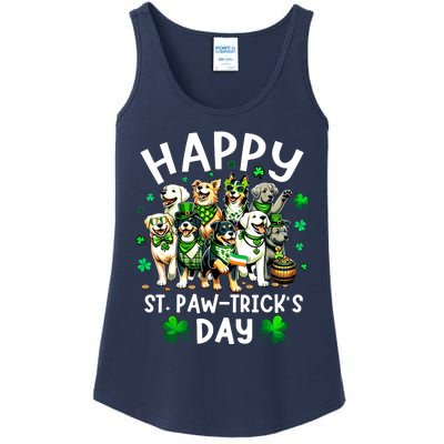 Happy Saint Patricks Day Dog Puppy Lover For Boy Girl Ladies Essential Tank