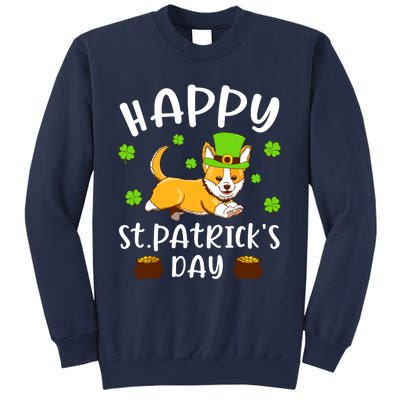 Happy St Patricks Day Funy Saint Patricks Corgi Dog Gift Sweatshirt