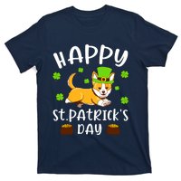 Happy St Patricks Day Funy Saint Patricks Corgi Dog Gift T-Shirt