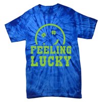 Happy St Patricks Day Feeling Lucky Lucky Shamrock Irish Gift Tie-Dye T-Shirt