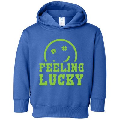 Happy St Patricks Day Feeling Lucky Lucky Shamrock Irish Gift Toddler Hoodie