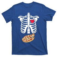 Halloween Skeleton Pregnancy Pizza Xray Dad To Be Cute Gift T-Shirt