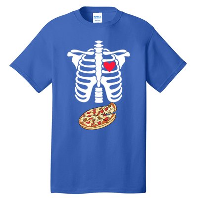 Halloween Skeleton Pregnancy Pizza Xray Dad To Be Cute Gift Tall T-Shirt