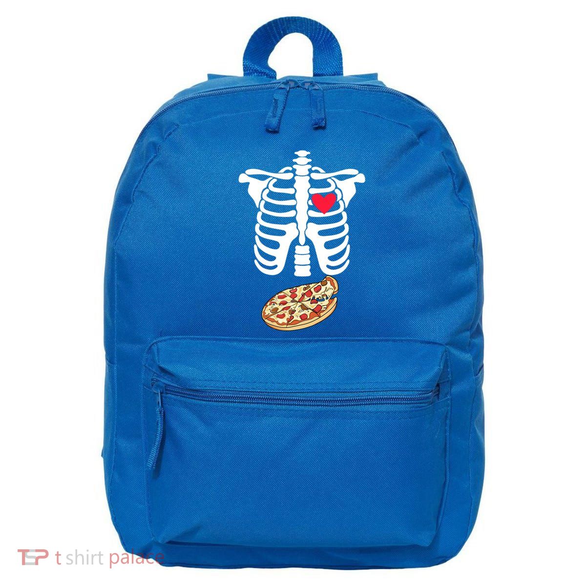 Halloween Skeleton Pregnancy Pizza Xray Dad To Be Cute Gift 16 in Basic Backpack