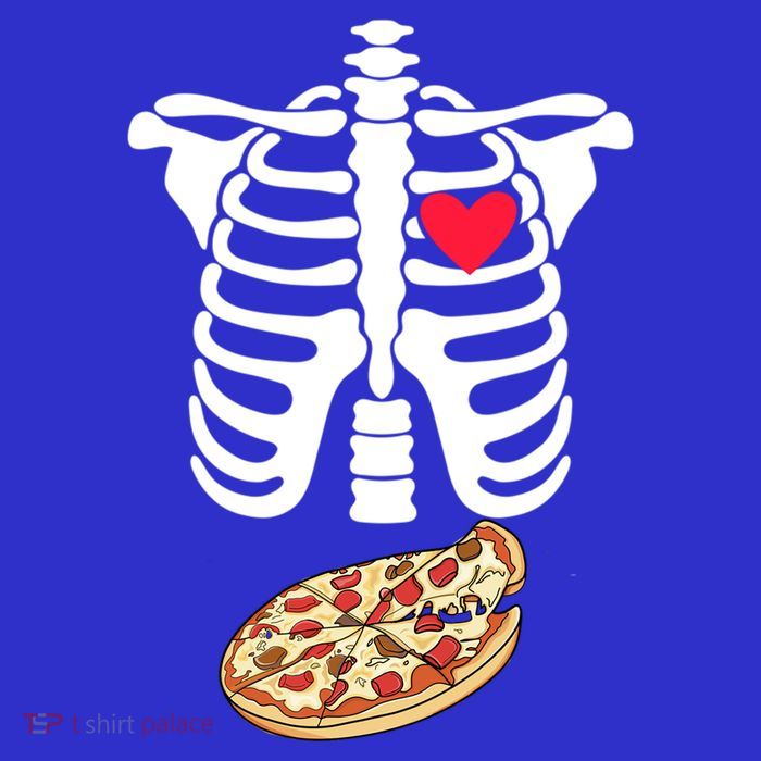 Halloween Skeleton Pregnancy Pizza Xray Dad To Be Cute Gift 16 in Basic Backpack