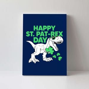 Happy St Pat Rex Day St Patricks Dinosaur Boy Canvas