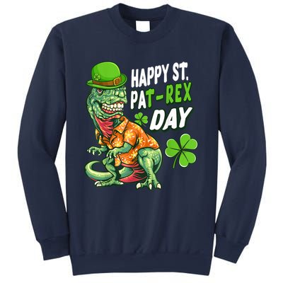 Happy St PaTRex Dinosaur Saint Patrick's Day Sweatshirt