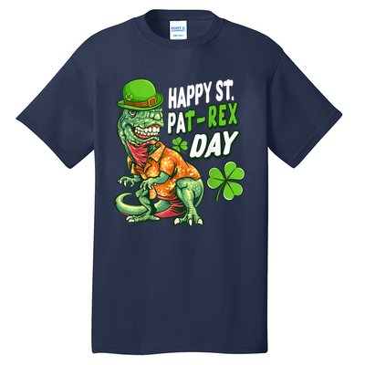 Happy St PaTRex Dinosaur Saint Patrick's Day Tall T-Shirt