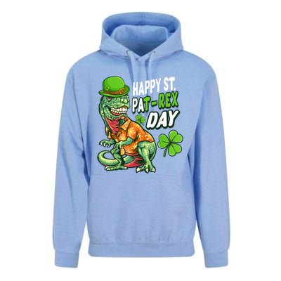 Happy St PaTRex Dinosaur Saint Patrick's Day Unisex Surf Hoodie