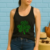 Happy St Patrick's Day Shamrock Clover Irish Womens Tank Top