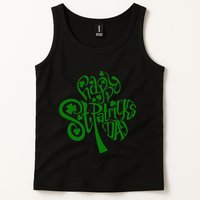 Happy St Patrick's Day Shamrock Clover Irish Tank Top