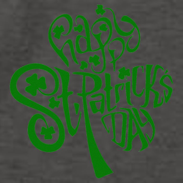 Happy St Patrick's Day Shamrock Clover Irish Vector Backpack