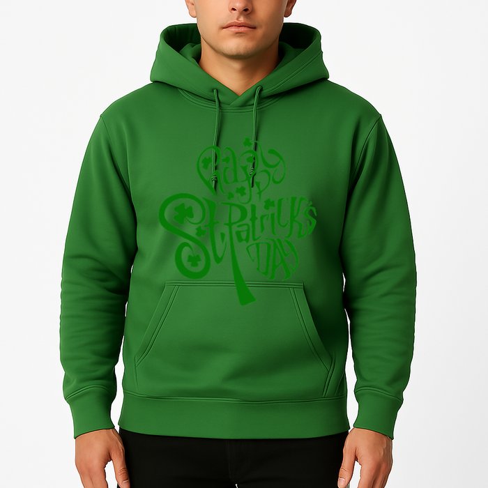 Happy St Patrick's Day Shamrock Clover Irish Hoodie