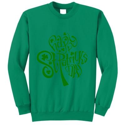 Happy St Patrick's Day Shamrock Clover Irish Sweatshirt