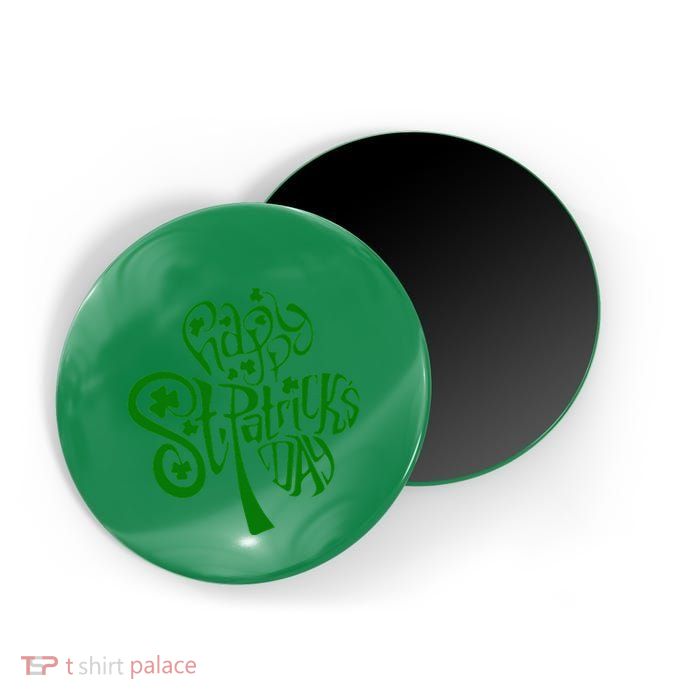 Happy St Patrick's Day Shamrock Clover Irish Magnet