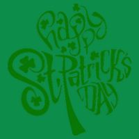 Happy St Patrick's Day Shamrock Clover Irish Poster