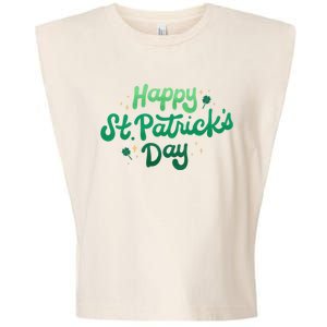 Happy St Patrick's Day Holiday Gift Garment-Dyed Women's Muscle Tee