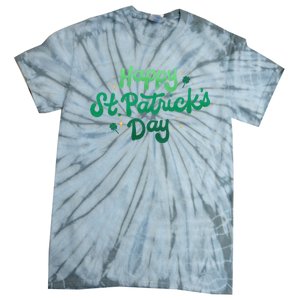 Happy St Patrick's Day Holiday Gift Tie-Dye T-Shirt