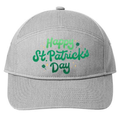 Happy St Patrick's Day Holiday Gift 7-Panel Snapback Hat