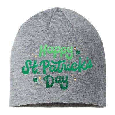 Happy St Patrick's Day Holiday Gift Sustainable Beanie