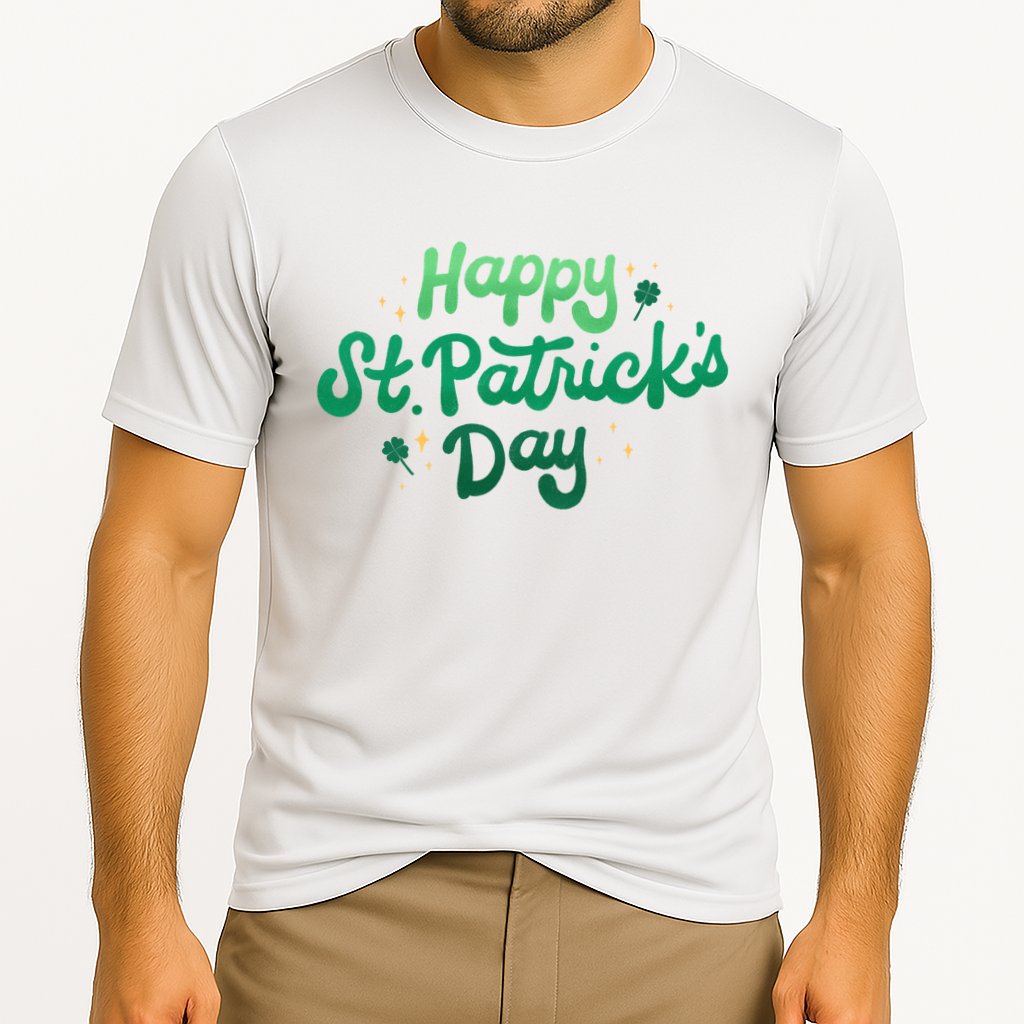 Happy St Patrick's Day Holiday Gift Cooling Performance Crew T-Shirt