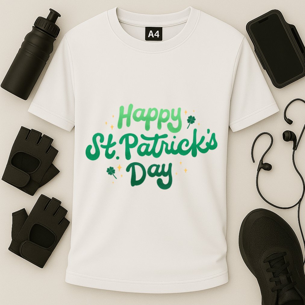Happy St Patrick's Day Holiday Gift Cooling Performance Crew T-Shirt