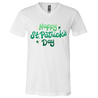 Happy St Patrick's Day Holiday Gift V-Neck T-Shirt