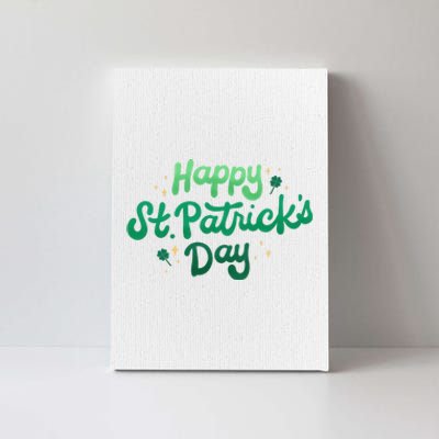 Happy St Patrick's Day Holiday Gift Canvas