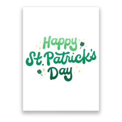 Happy St Patrick's Day Holiday Gift Poster