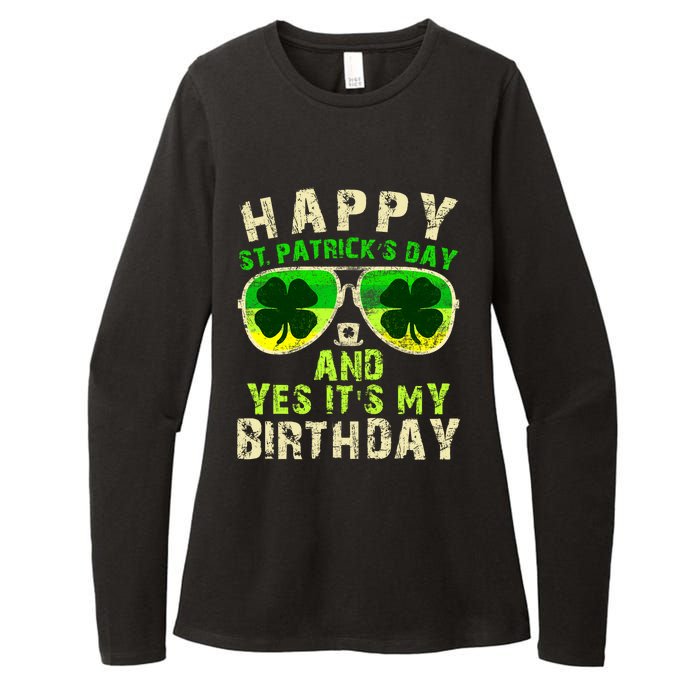 Happy St Patricks Day Birthday Saint Paddys Womens CVC Long Sleeve Shirt