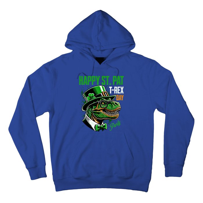 Happy St Pat Rex Day Dino St Patricks Day Hoodie