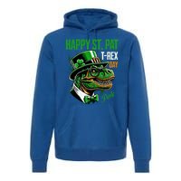 Happy St Pat Rex Day Dino St Patricks Day Premium Hoodie