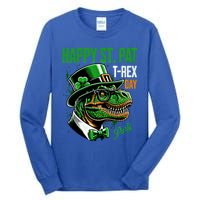 Happy St Pat Rex Day Dino St Patricks Day Tall Long Sleeve T-Shirt