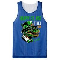 Happy St Pat Rex Day Dino St Patricks Day Mesh Reversible Basketball Jersey Tank