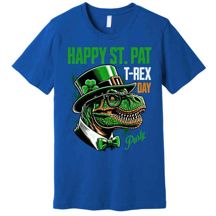 Happy St Pat Rex Day Dino St Patricks Day Premium T-Shirt