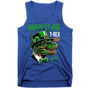 Happy St Pat Rex Day Dino St Patricks Day Tank Top