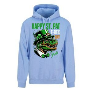 Happy St Pat Rex Day Dino St Patricks Day Unisex Surf Hoodie