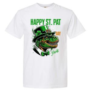 Happy St Pat Rex Day Dino St Patricks Day Garment-Dyed Heavyweight T-Shirt