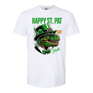 Happy St Pat Rex Day Dino St Patricks Day Softstyle CVC T-Shirt