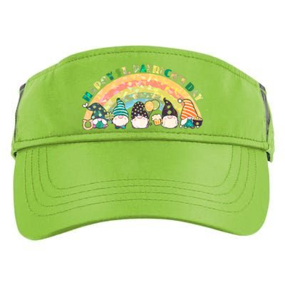 Happy St. PatrickS Day Leprechaun Gnomes Adult Drive Performance Visor