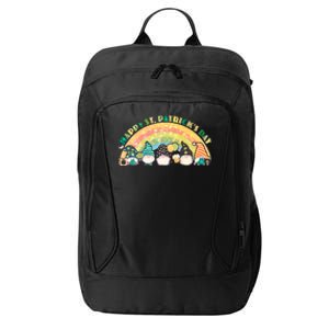 Happy St. PatrickS Day Leprechaun Gnomes City Backpack