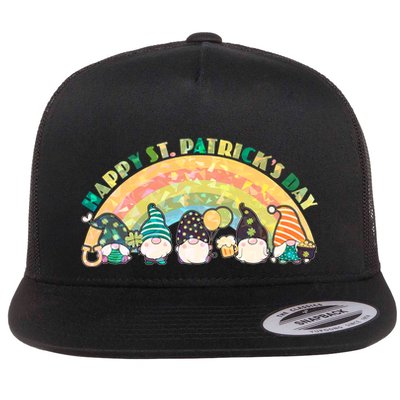 Happy St. PatrickS Day Leprechaun Gnomes Flatbill Hat