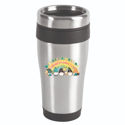 Happy St. PatrickS Day Leprechaun Gnomes 16oz Travel Tumbler