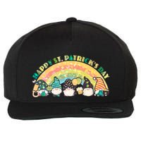 Happy St. PatrickS Day Leprechaun Gnomes Wool Snapback Cap
