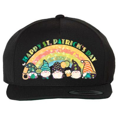 Happy St. PatrickS Day Leprechaun Gnomes Wool Snapback Cap